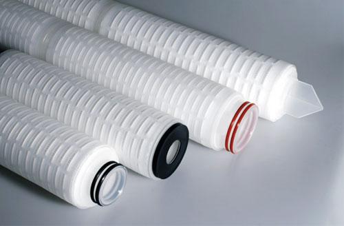 Polypropylene pleated filter cartridge